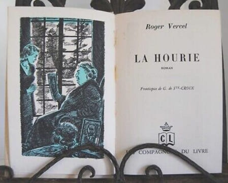 LA hourie Roman éditions Les Compagnons du Livre g de Ste Croix. Vercel Roger