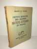 PETITE HISTOIRE DES GRANDE DOCTRINES LITTERAIRES. Philippe van Tieghem