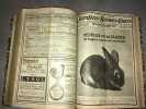 Reliure JARDINS ET BASSES COURS du n 141 de 1914 au 168 de 1919 Hachette. 
