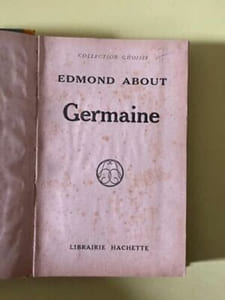 Edmond about germaine Librairie Hachette