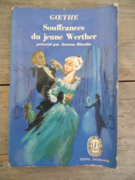 goethe Souffrances du jeune werther. GOETHE