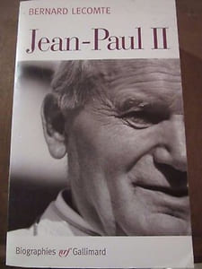Bernard lecomte jean paul II avec un envoi Biographies NRF Gallimard
