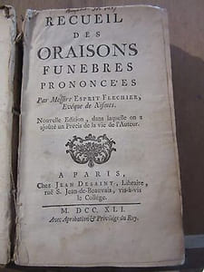 Recueil des Oraisons Funèbres prononcées par Messire 1741