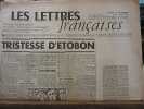Les Lettres Françaises n43 17 Février 1945 paulhan peynet effel aragon. ARAGON