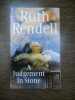 A judgement in stone. Ruth Rendell