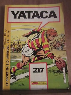 yataca le sport en b d n217 mensuel Mon journal 1er Juillet 1986. undefined