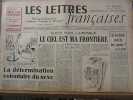 Les Lettres Françaises n132 1er nov paulhan peynet effel Claude roy. Roy Claude