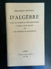 Premi&egrave;res notions d'alg&egrave;bre. 
