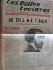 Les Belles Lectures n59 du 16 au 22 Avril 1947 musset Le Fils du Titien. 