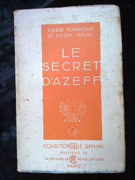 Pierre Fervacque Pierre tugal Le secret d'azeff Collection Le Sphinx 4. undefined