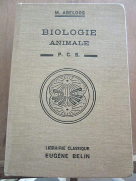 m abeloos Biologie animale Librairie Classique Eugène belin. undefined