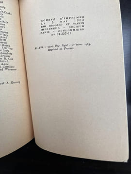 Richard wormser La parfaite bille Gallimard Série noire. undefined