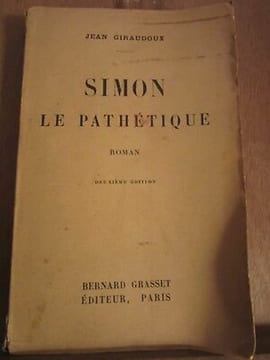 Simon le pathétique Bernard grasset. JEAN GIRAUDOUX