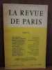 LA REVUE DE paris aout 67e année. 