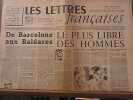 Les Lettres Françaises n124 6 Septembre 1946 paulhan peynet effel soupault. 