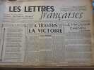 Les Lettres Françaises n28 4 Novembre 1944 paulhan peynet effel aragon. 