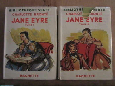Charlotte brontë Jane Eyre Tomes I ii hachette Bibliothèque verte