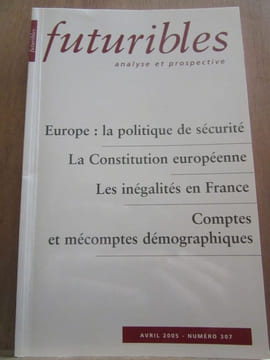 Futuribles n307 Avril 2005 La constitution européenne. undefined