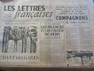 Les Lettres Françaises n172 3 Septembre 1947 paulhan peynet effel crémieux. 