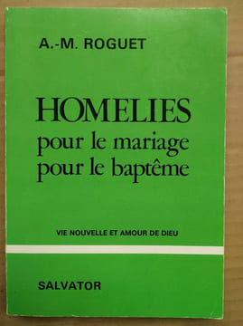 a m Roguet Homélies pour le mariage pour le baptême salvator. undefined