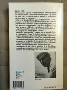 Jean amadou Vive la reine Robert laffont
