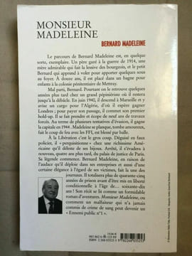 Bernard madeleine Monsieur madeleine rocher. undefined