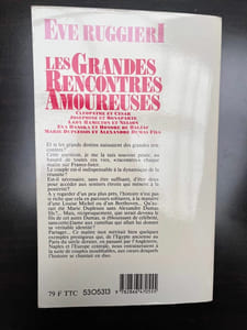 Eve ruggieri Les grandes rencontres amoureuses generique