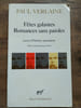 F&ecirc;tes galantes Romances sans paroles gallimard. Paul Verlaine