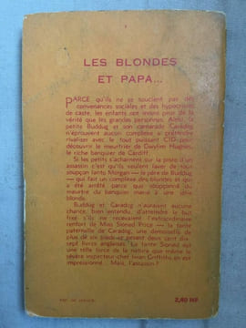 Les blondes et papa Librairie des champs élysées. Albert Pigasse
