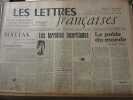 Les Lettres Françaises n74 22 Septembre 1945 paulhan peynet effel p e victor. 