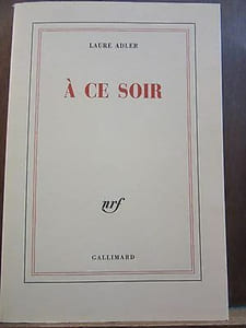 à ce soir Gallimard