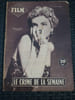 Amor film hebdo n31 Ao&ucirc;t 1954 Kathleen hughes Le crime de la semaine. 