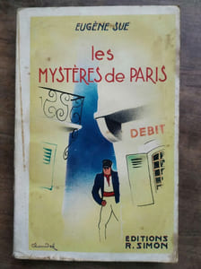 Eugène sue Les mystères de paris 2 vol