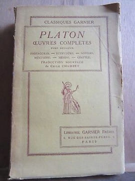 platonoeuvres complètes protagoras euthydème tome deuxième garnier. undefined