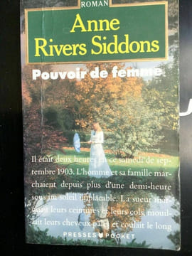 siddons Pouvoir de femme Presses pocket. Anne Rivers