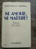 Ni amour Ni maître tallandier. MERREL Concordia