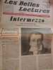 Les Belles Lectures n37 du 9 au 15 Octobre 1946 heine Intermezzo trad Nerval. 