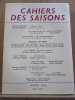 Cahiers des Saisons n24 Hiver julliard SP non coup&eacute;. 