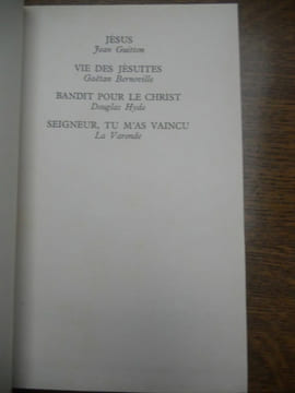 guitton Jésus bernoville Vie des jésuites Guilde chrétienne. undefined