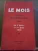 Le mois Synthèse de l'Activité mondiale du 1er Juillet au 1er Août 1933maulde. 