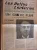 Les Belles Lectures n57 du 2 au 8 Avril 1947 duvernois un Soir de Pluie. 