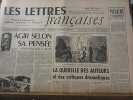 Les Lettres Françaises n135 22 Novembre 1946 paulhan peynet effel aragon. 