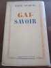 Marie gasquet gai savoir Flammarion. 