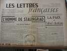 Les Lettres Françaises n41 3 Février 1945 paulhan peynet effel benda. 