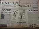 Les Lettres Françaises n134 15 Novembre 1946 paulhan peynet effel cheyney. 