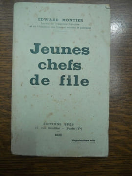 Jeunes chefs de file. Edward Montier