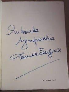 Denise Legrix Née comme ça l'espoir triomphe Kent-Segep envoi de l'auteur