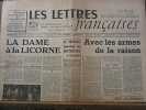 Les Lettres Françaises n125 13 sept paulhan peynet effel. Edgar Morin