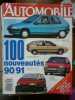 L'Automobile n523 100 nouveautés 90 91 mensuel Janvier 1990. 