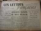 Les Lettres Françaises n55 12 Mai 1945 paulhan peynet effel duhamel. 
